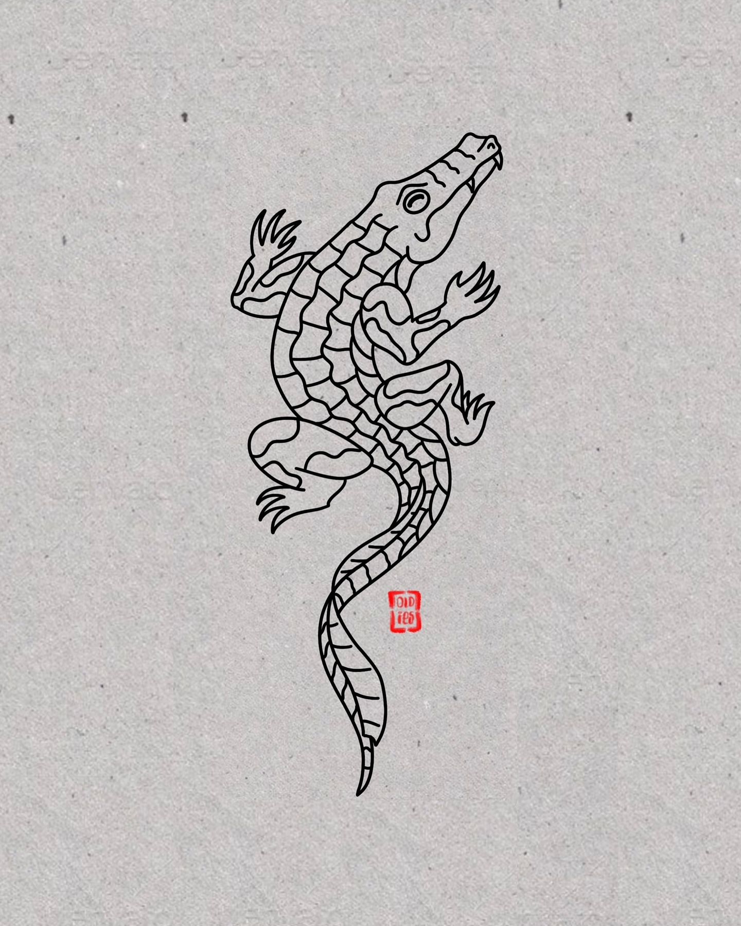 Crocodile Tattoo Yogyakarta