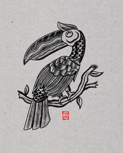 Hornbill Tattoo Yogyakarta