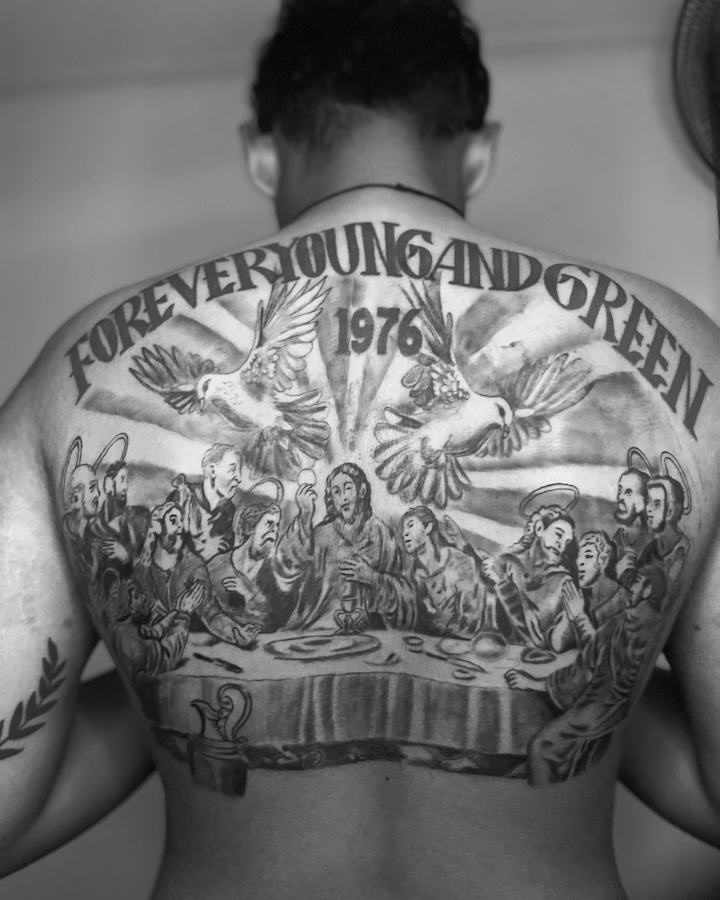 Upper Back Realism Tattoo Yogyakarta