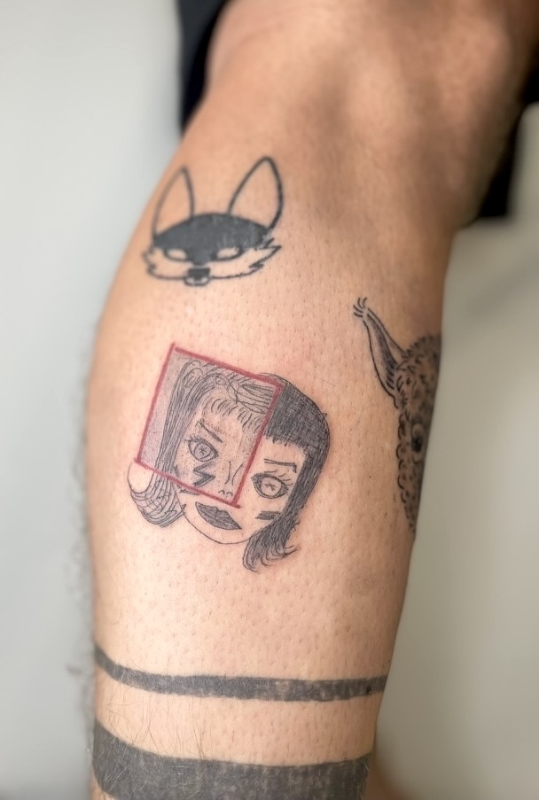 Pop Art Sketch Tattoo Yogyakarta